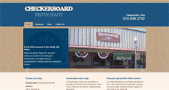 Desktop Screenshot of checkerboardrestaurant.net